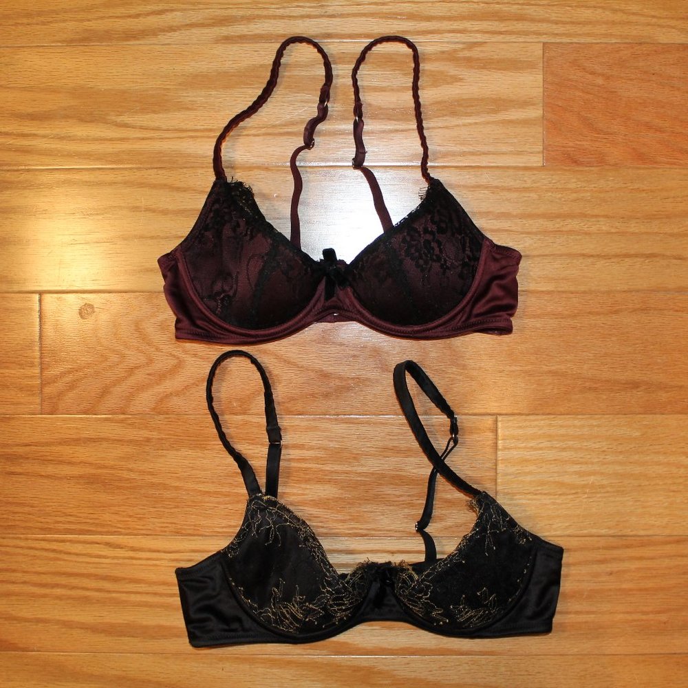 Playful Promises Karine lace overlay bras set